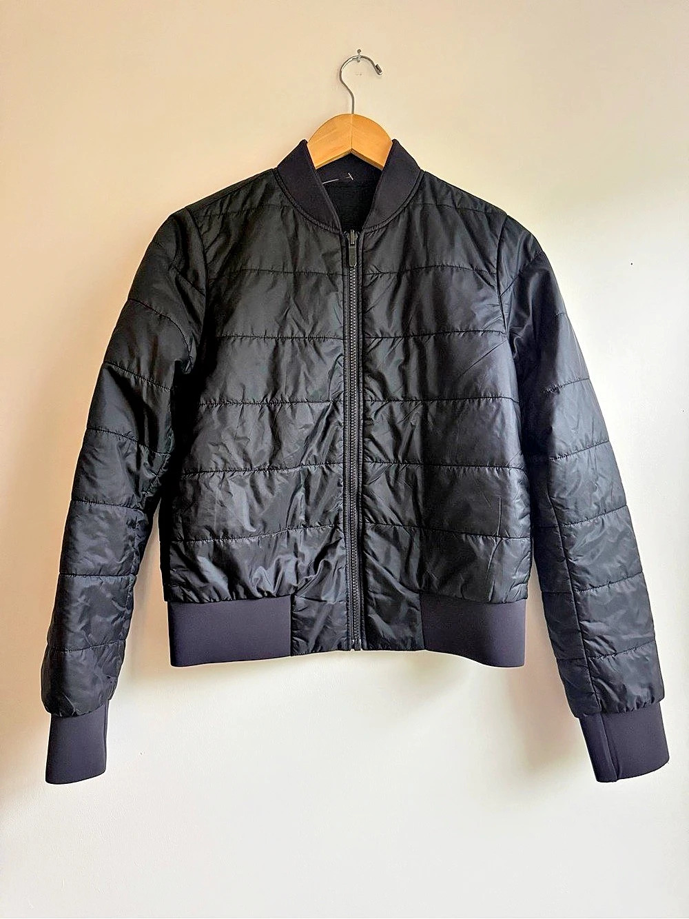 lululemon Quilted Bomber Jacket Black